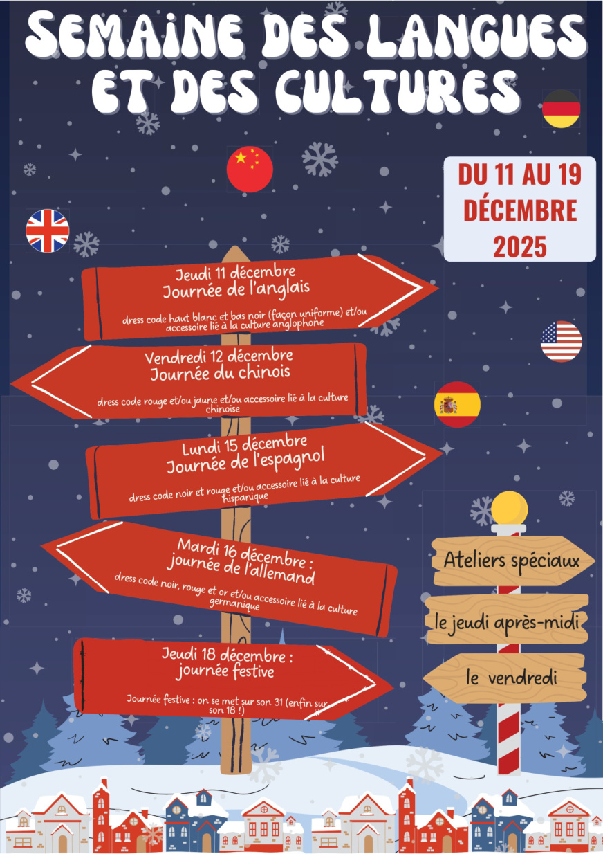 Affiche Semaine des Langues